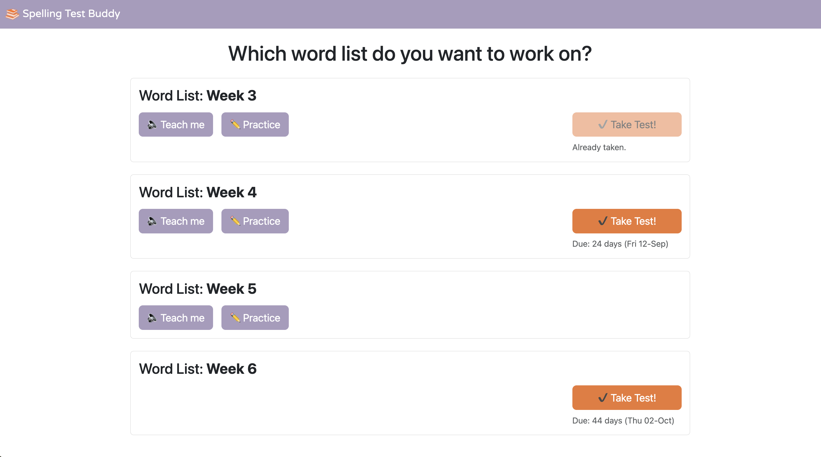 Upcoming Assignments