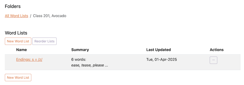 Open the Folder by tapping on the Folder name