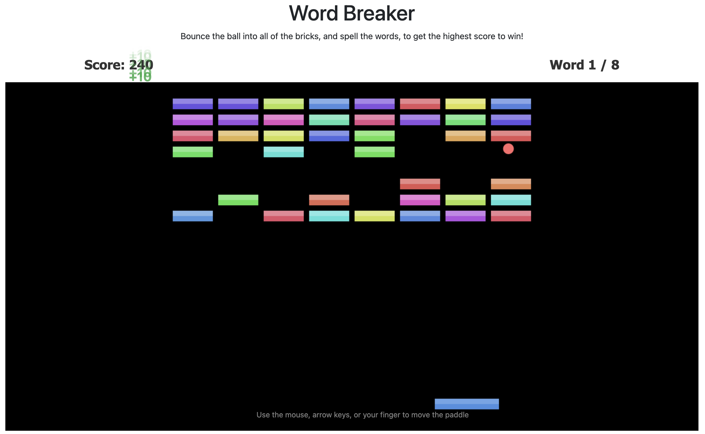 Word Breaker game